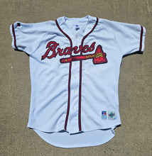 Load image into Gallery viewer, Vintage Mens Russell Athletic Atlanta Braves Authentic Jersey Size 44-White