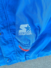 Load image into Gallery viewer, Vintage Mens Starter Houston Oilers Button/Zip Up Jacket Size XL-Blue