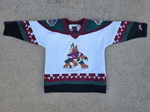 Vintage Toddler Pro Player Phoenix Coyotes Kachina Jersey Size 2T-White