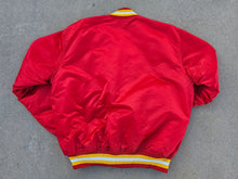 Load image into Gallery viewer, Vintage Mens Starter Houston Rockets Satin Button Up Jacket Size XL-Red