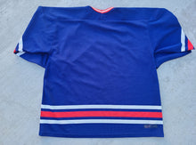 Load image into Gallery viewer, Vintage Mens CCM New York Rangers Jersey Size XL-Blue