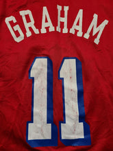 Load image into Gallery viewer, Rare Vintage Mens Champion Philadelphia 76ers Greg Graham Jersey Size 40-Red