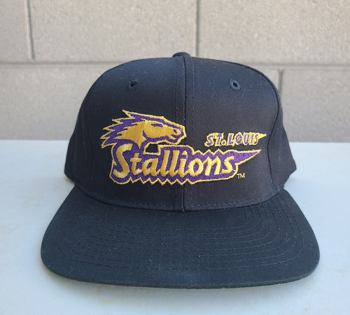 Vintage Starter St. Louis Stallions Snapback Hat-Black